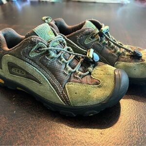 KEEN Kids' Olive and Brown Sneakers